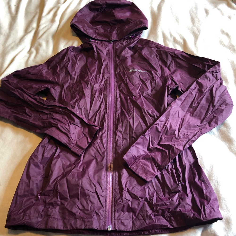 Eddie Bauer weather edge raincoat size Small
